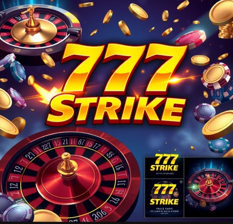 777 Strike gaming platform interface showing exciting games and features